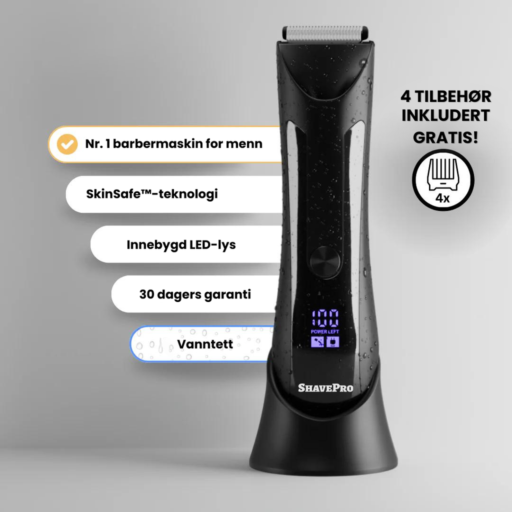 ShavePro - TRIMMER FOR KROPPEN OG NEDENTIL